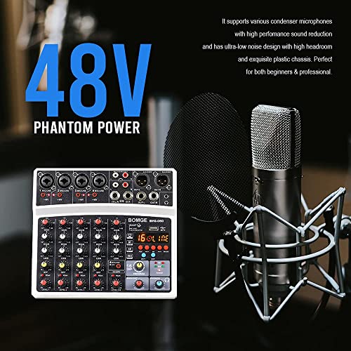 Professional 6-Channel Digital DJ Mixer with DSP Echo