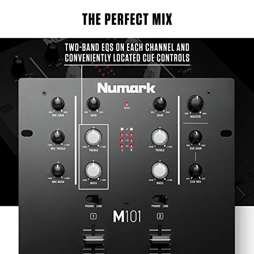 Numark M101 2-Channel Rack Mountable DJ Mixer