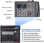 Depusheng DT8 8-Channel DJ Mixer Console