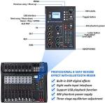 Depusheng DT8 8-Channel DJ Mixer Console