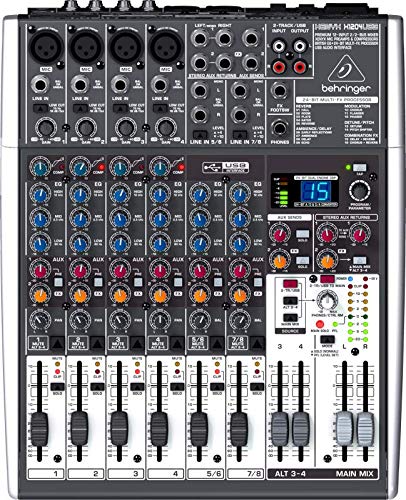 Behringer XENYX X1204USB Mixer with USB/Audio Interface