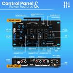 Wireless 3-channel DJ Sound Mixer with Bluetooth