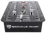 2-Channel Bluetooth DJ Mixer with USB & 4 Inputs