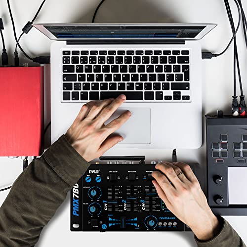 Wireless 3-Channel DJ Mixer with Bluetooth