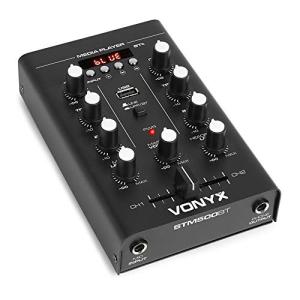 VONYX Desktop DJ Mixer with Bluetooth and USB