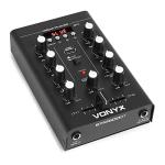 VONYX Desktop DJ Mixer with Bluetooth and USB