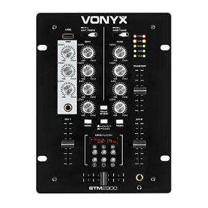 Skytec 2 Channel Mixer with MP3 Player