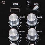 Skytec 2 Channel Mixer with MP3 Player