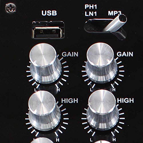 Skytec 2 Channel Mixer with MP3 Player