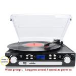 Bluetooth Turntable Record Player with Speakers & Remote