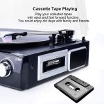 Bluetooth Turntable Record Player with Speakers & Remote