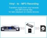 Bluetooth Turntable Record Player with Speakers & Remote