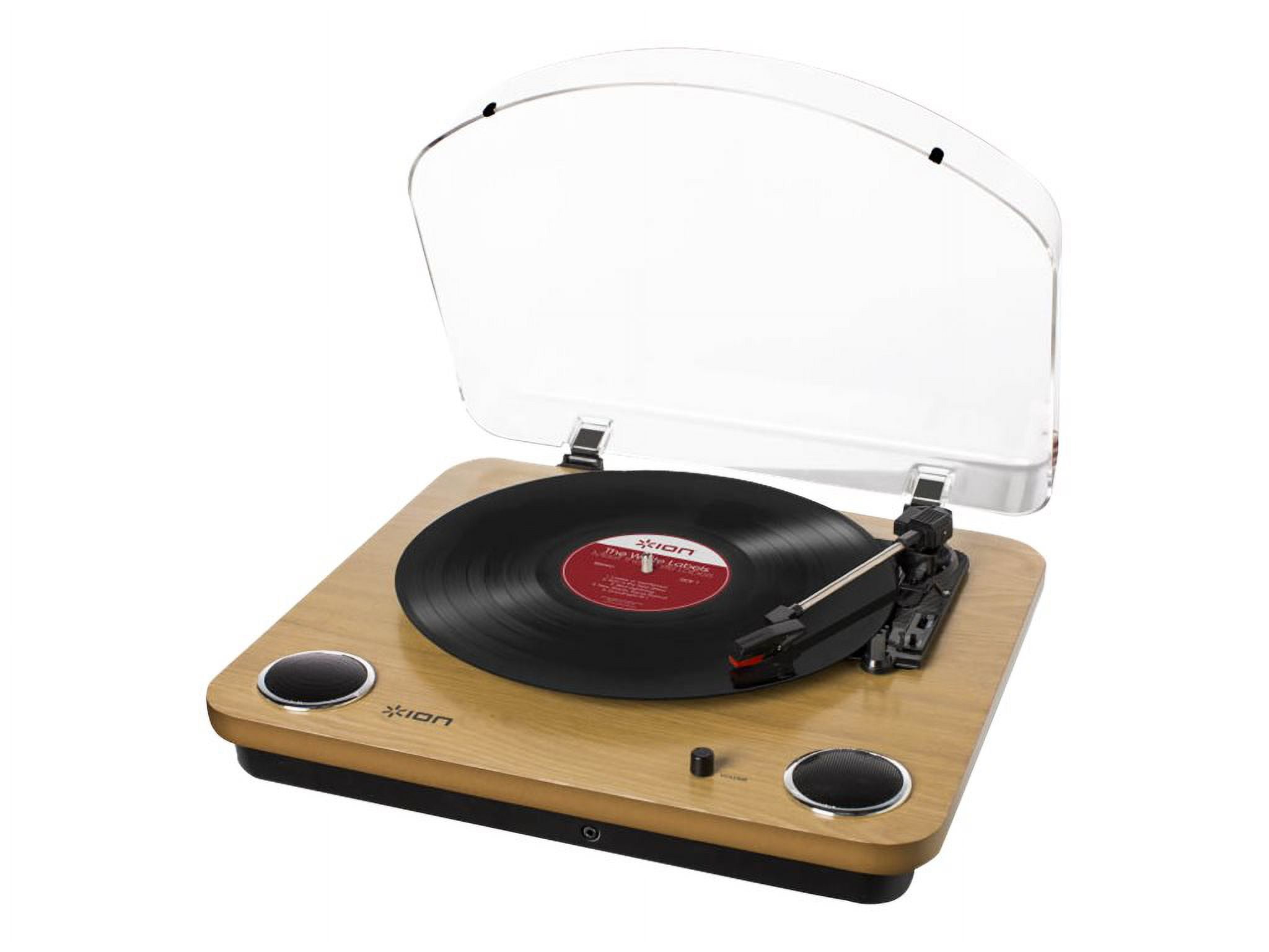 ION Max LP Conversion Turntable with Stereo Speakers