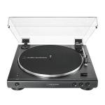 Black Audio-Technica Turntable with Bookshelf Speaker and USB