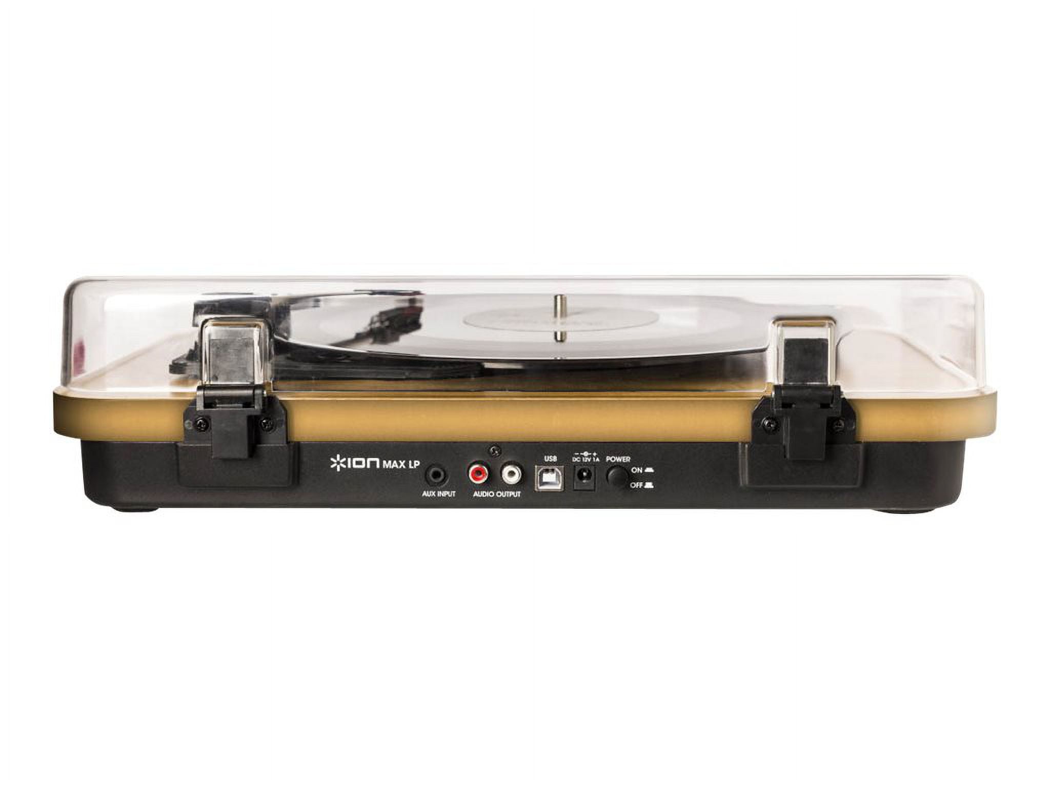 ION Max LP Conversion Turntable with Stereo Speakers