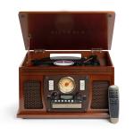 Victrola 8-in-1 Bluetooth Record Player - Mahogany