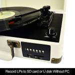 Bluetooth Record Player with Built-in Stereo Speakers