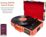 Retro Bluetooth Record Player with Speakers & USB