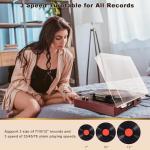 Wireless Bluetooth Record Player with Stereo Speakers