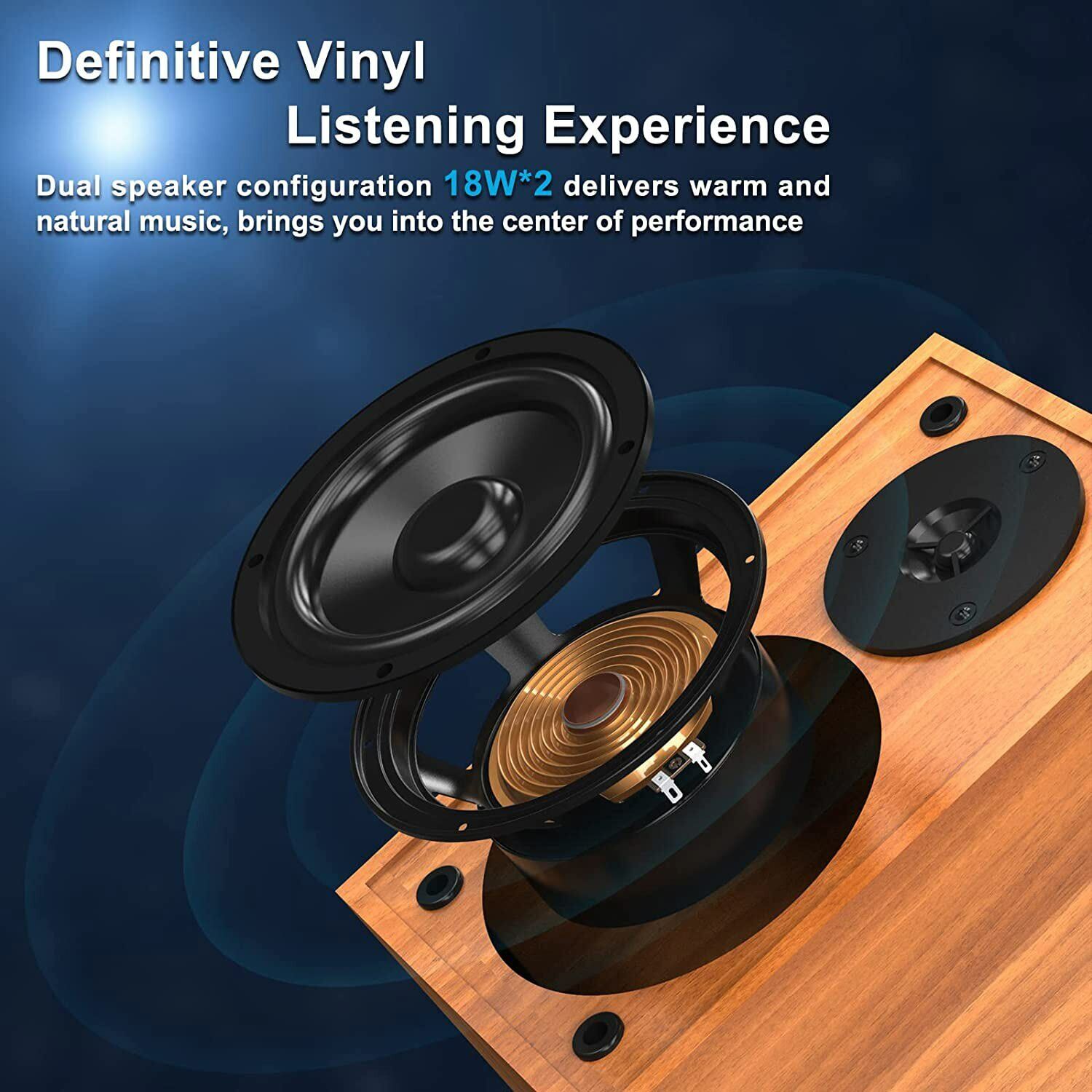 Bluetooth Vinyl Turntable HiFi System