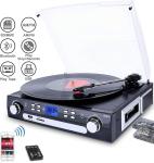 Bluetooth Turntable with Stereo Speakers for Vinyl-MP3