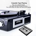 Bluetooth Turntable with Stereo Speakers for Vinyl-MP3