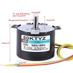Rotisserie Turntable Motor – High Torque Geared (2.5RPM)