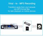 Bluetooth Turntable with Stereo Speakers for Vinyl-MP3