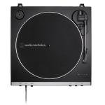 Audio-Technica turntable with headphones and speakers