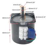 110V Low Speed Electric Motor for Rotisserie