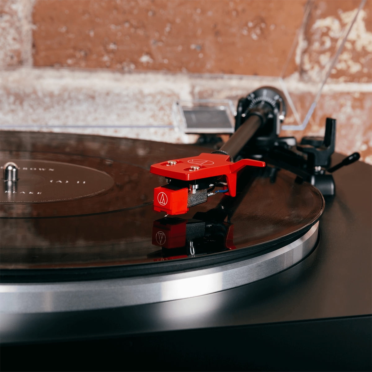 Audio-Technica belt drive stereo turntable, black