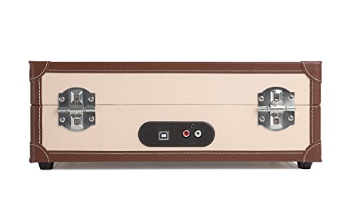 Portable Suitcase Turntable with Built-In Speakers