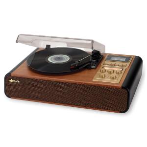 Jensen 3-Speed Turntable with Pitch Control & Cassette Player