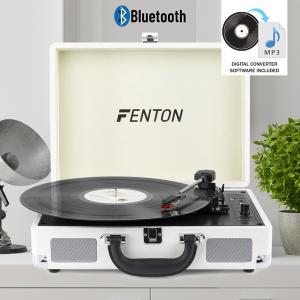 Fenton RP115D USB Vinyl Record Player with Speakers