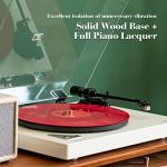 Bluetooth Belt Drive Turntable with Built-in Preamp