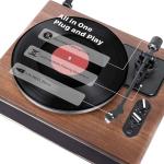 High Fidelity Belt Drive Turntable with Speakers