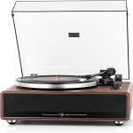 High-Fidelity Bluetooth Turntable with Speakers & Wireless Playback