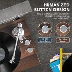 Wireless Belt-Drive Record Player with USB Recording