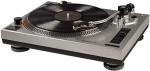 Crosley Belt-Drive Turntable Record Player, Silver