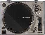 Crosley Belt-Drive Turntable Record Player, Silver