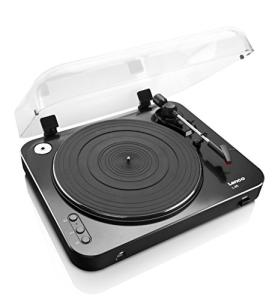 Lenco L-85 Black USB Turntable with MMC