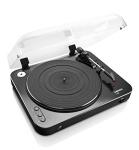 Lenco L-85 Black USB Turntable with MMC