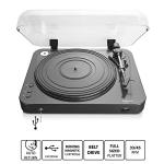 Lenco L-85 Black USB Turntable with MMC
