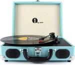 Bluetooth Portable Vinyl Turntable with Speakers
