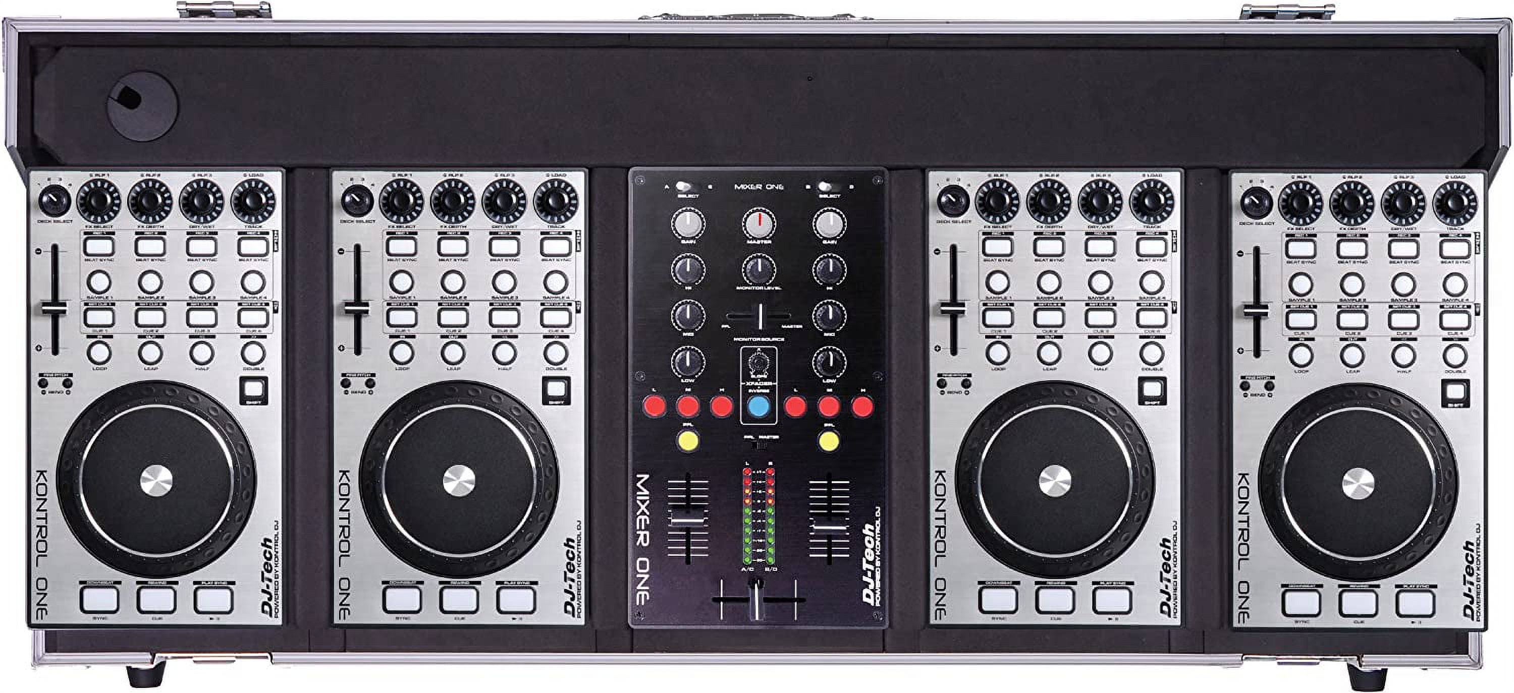 4-deck Midi Controller for Traktor Pro