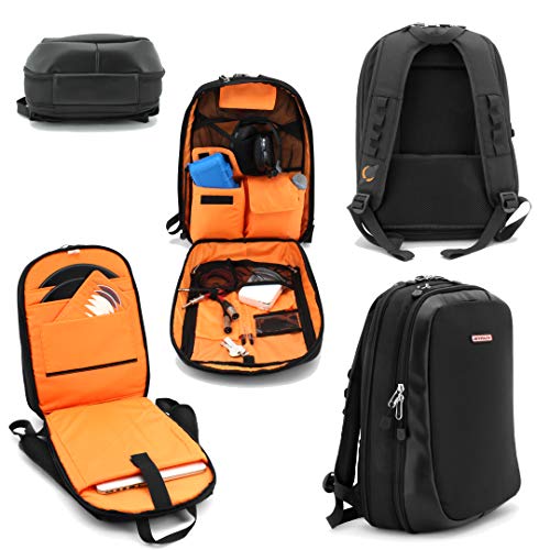 Compact DJ Backpack - TSA Compliant (Black)