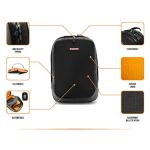 Compact DJ Backpack - TSA Compliant (Black)