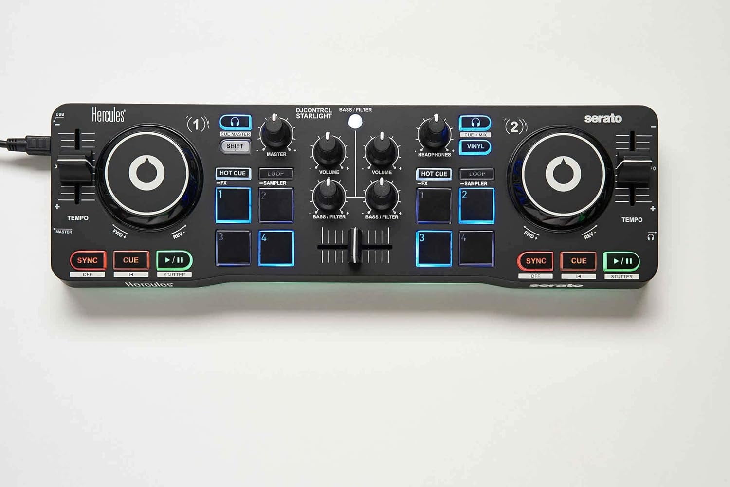 Serato-Ready DJ Controller with Light Show
