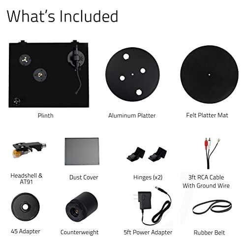 Fluance RT80 Vinyl Turntable with Audio Technica Cartridge