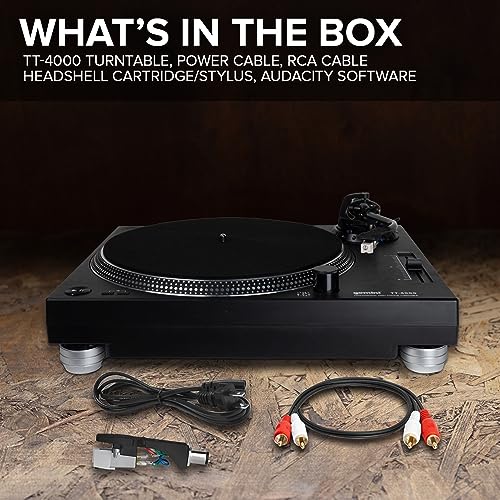 Gemini Sound Tt-4000 High Torque DJ Turntable